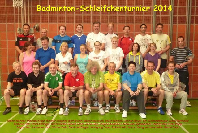 schleifchenturnier 2014 mit namen